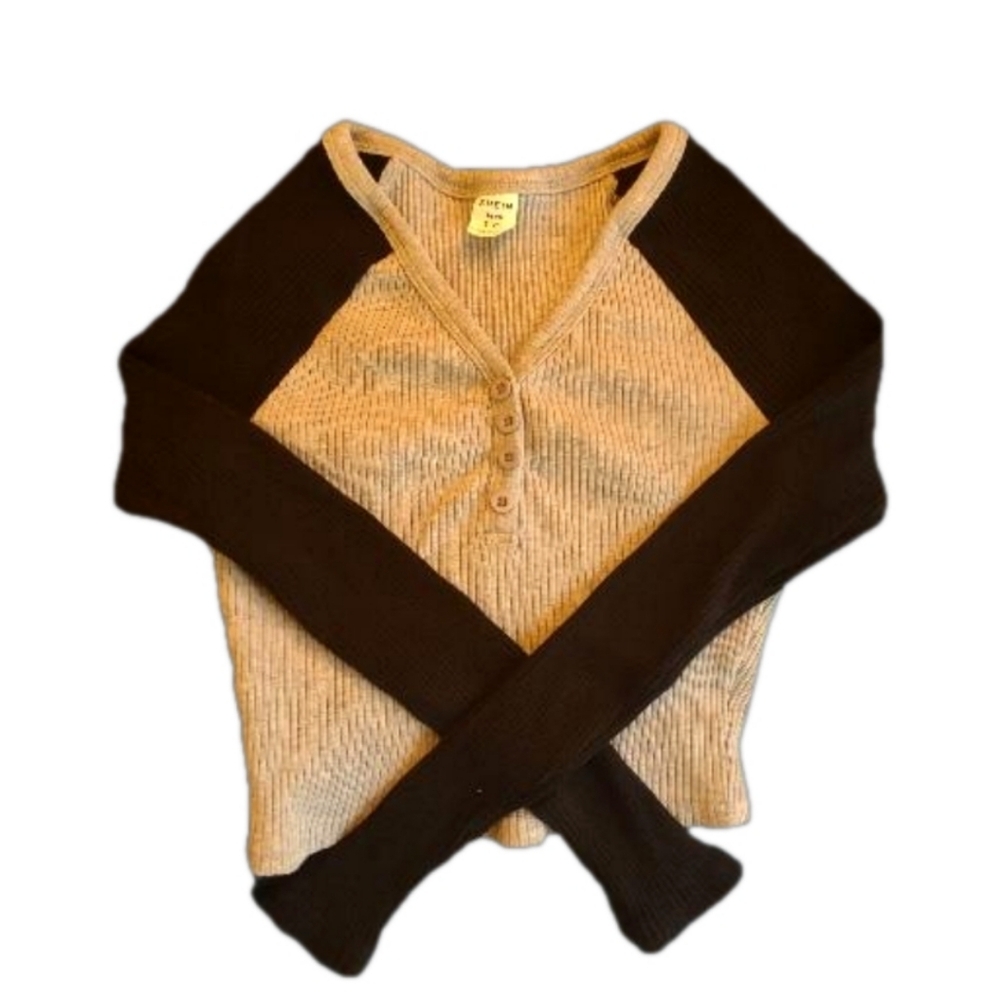 5/$25 Girls Long Sleeve Crop Top 8/9 year
